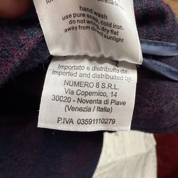 SUN68 Plaid Blazer Women's Size‎ 12 Two Button Blazer Business Casual - Picture 7 of 12